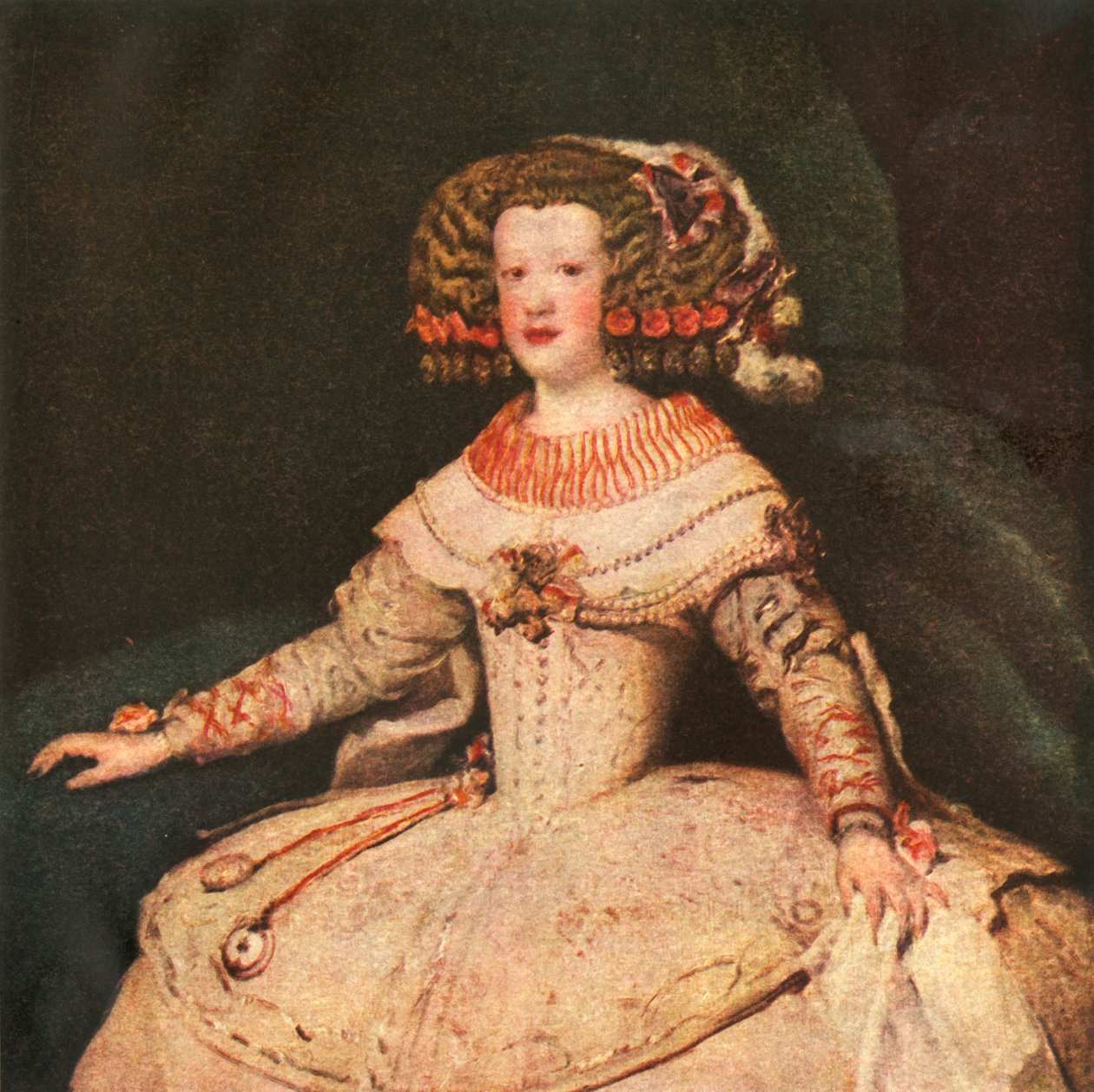 Infanta Maria Teresa，摄于1938年，c1653年 作者 迭戈委拉斯开兹