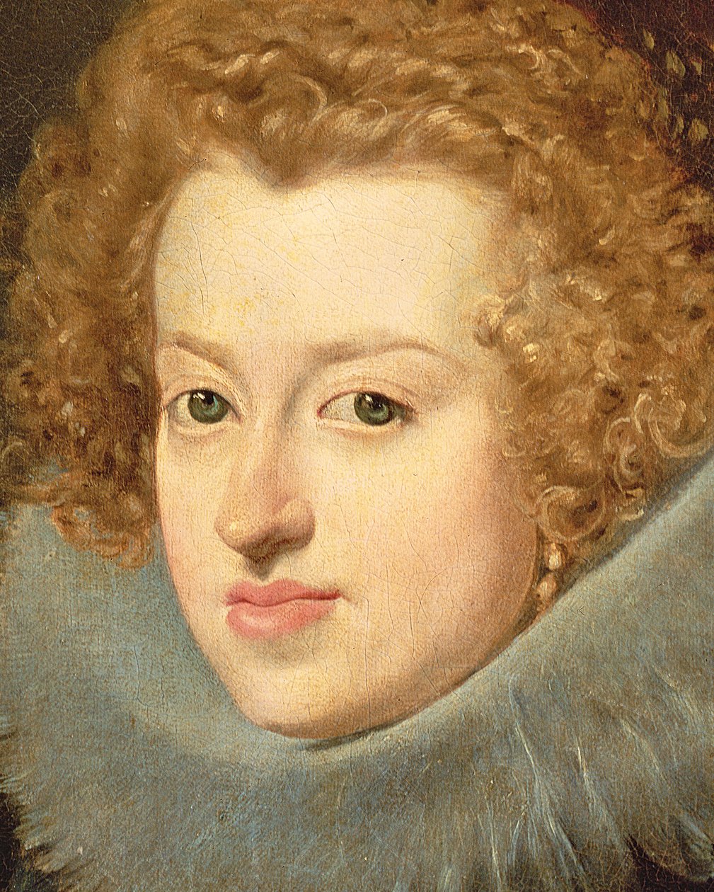 奥地利的Infanta Maria（1606-46）匈牙利女王，1630年，（细节61302） 作者 迭戈委拉斯开兹