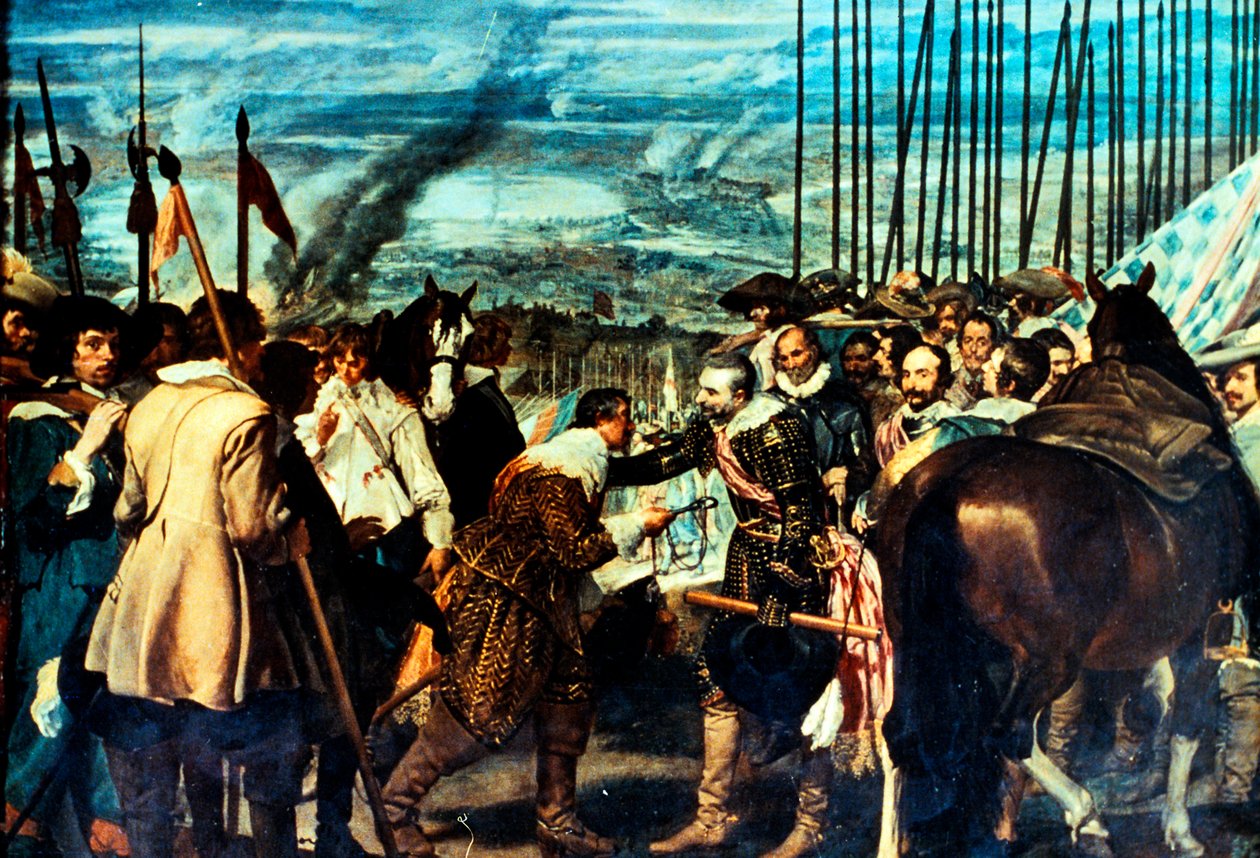削减布雷达》，三十年战争，1625年，17世纪 作者 迭戈委拉斯开兹