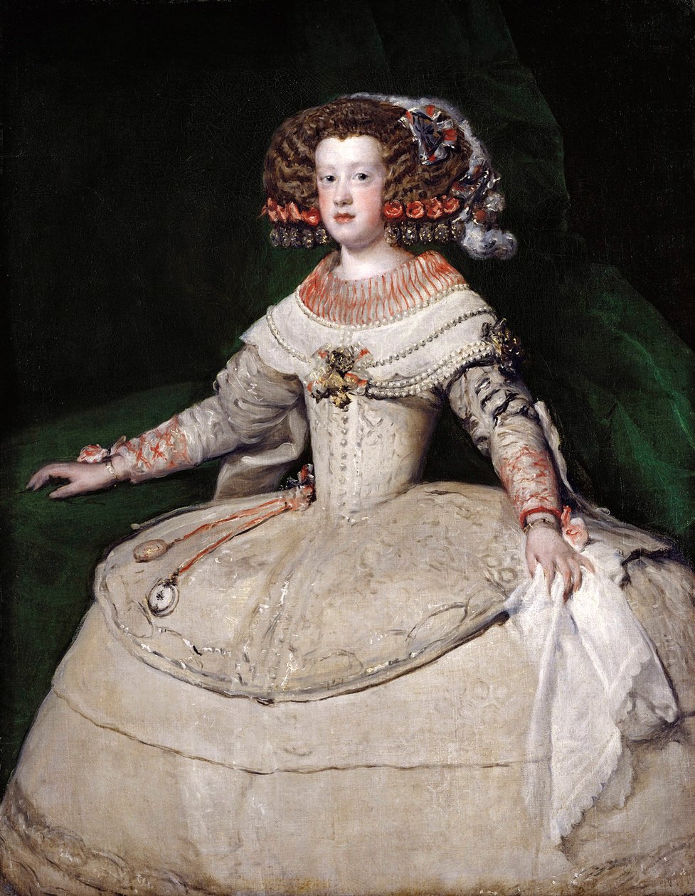 西班牙的步兵玛丽亚·特蕾莎（Maria Theresa），1650年代 作者 迭戈委拉斯开兹