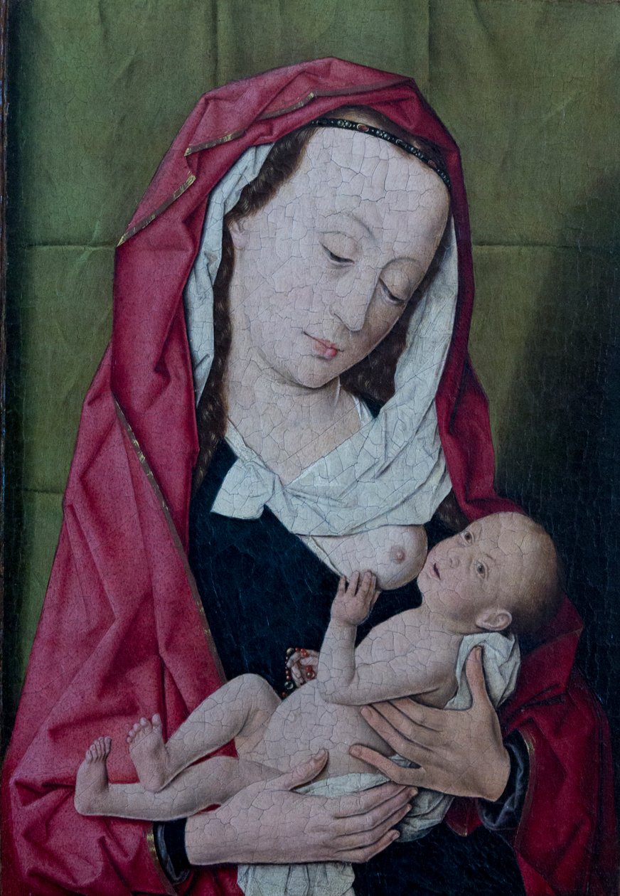 麦当娜带着孩子 作者 Dieric Bouts
