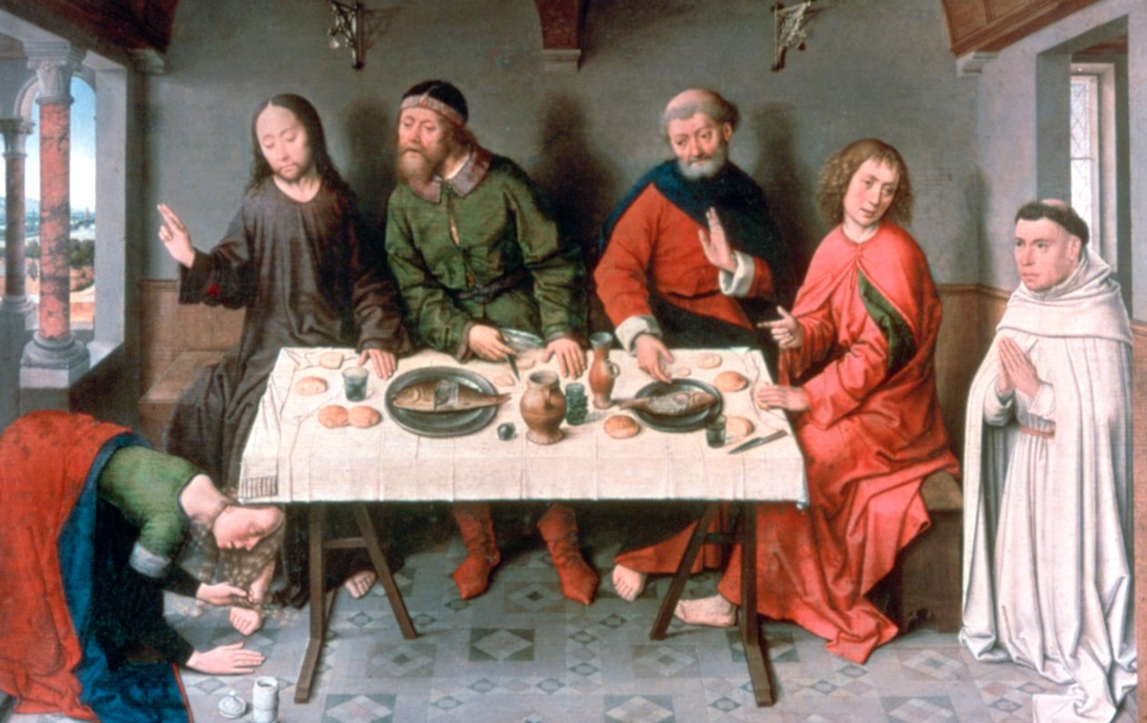 1440年代西门之家的基督 作者 Dieric Bouts