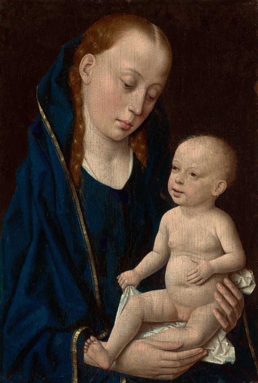 圣母与儿童，约1465年。 作者 Dieric Bouts