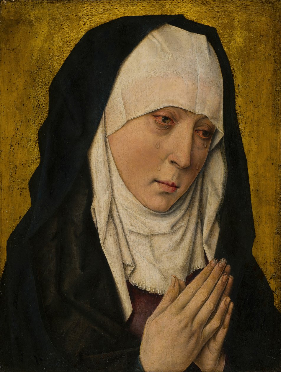 悲伤的圣母玛利亚, 14801500 作者 Dieric Bouts the Younger