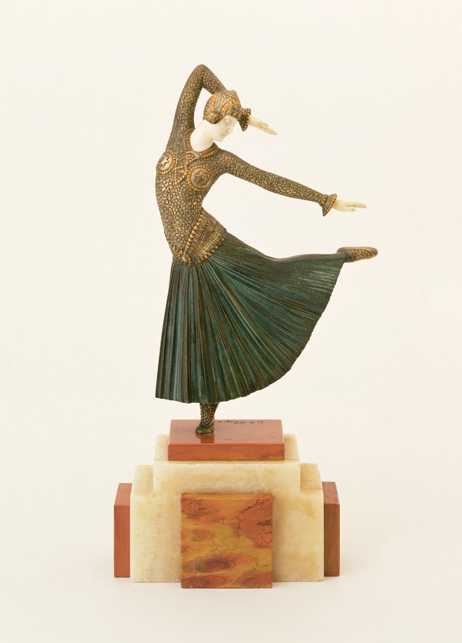 Ayouta"（金彩绘鎏金青铜和象牙） 作者 迪米特里奇帕鲁斯