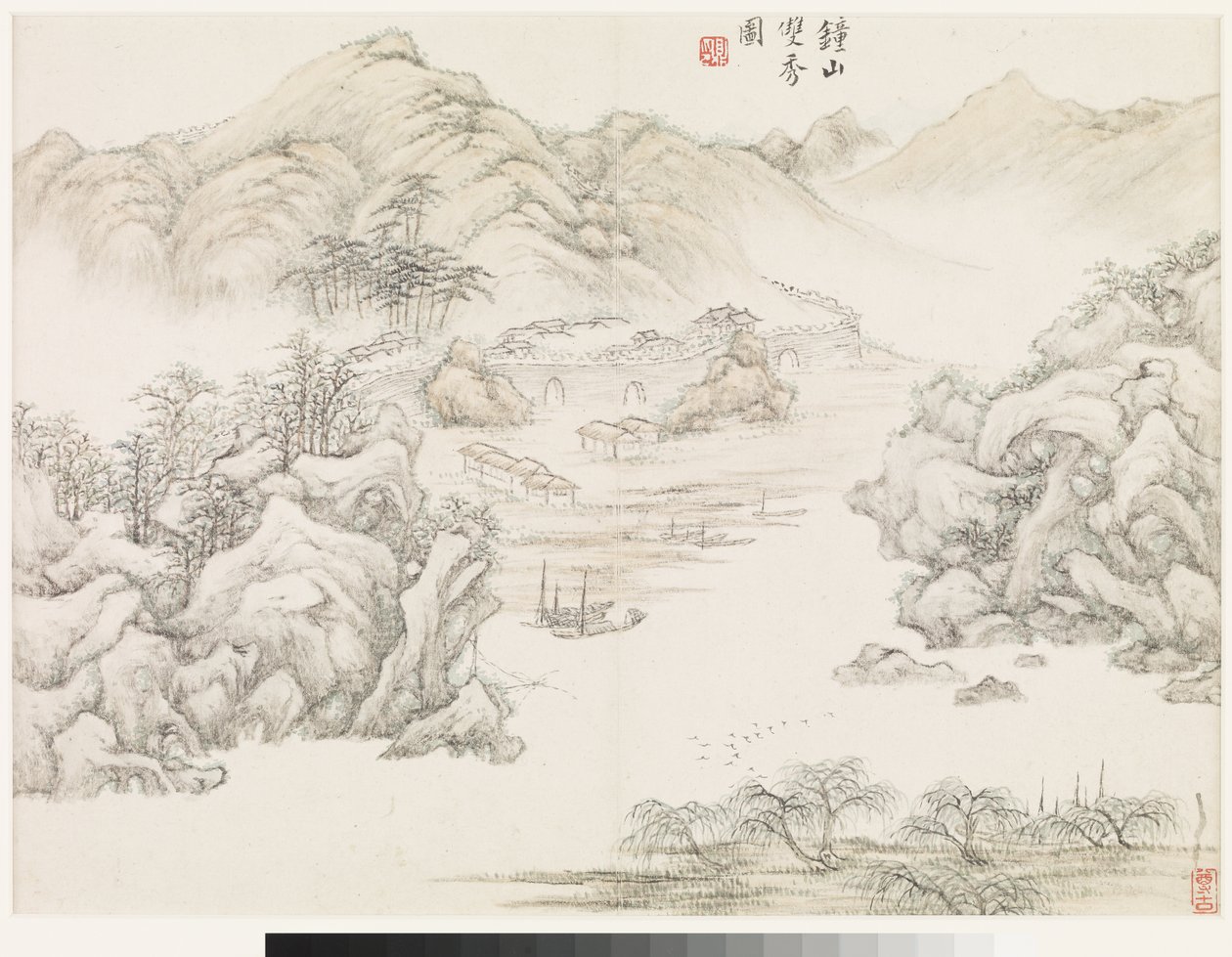 历代大师的风景画 作者 