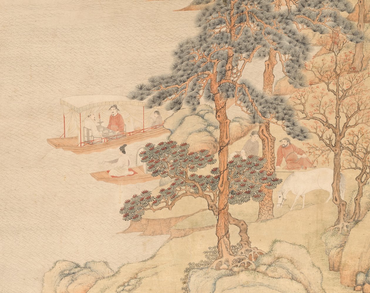 琵琶之歌，1585年。 作者 丁云鹏