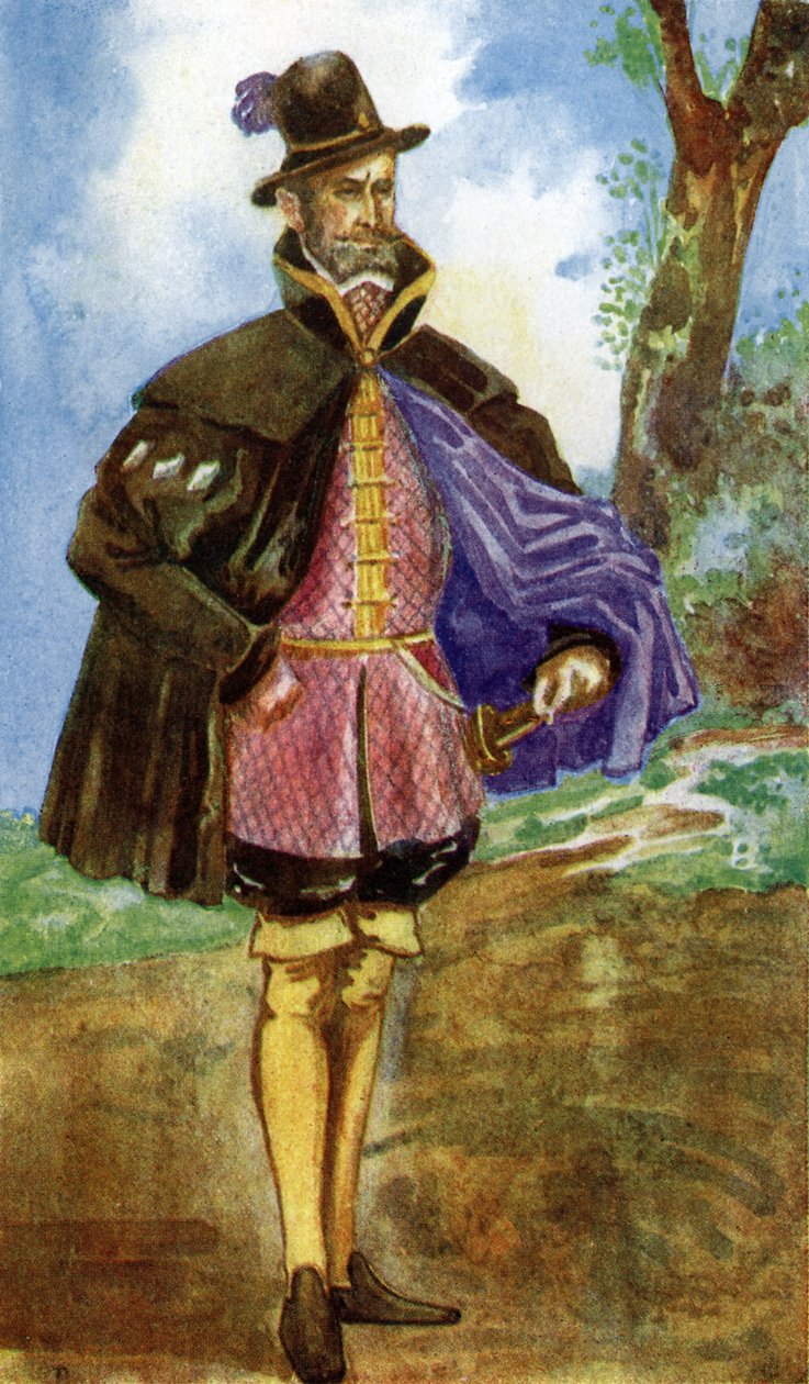玛丽一世统治时期的男人服装（1553-1558） 作者 迪翁·克莱顿·卡尔斯洛普