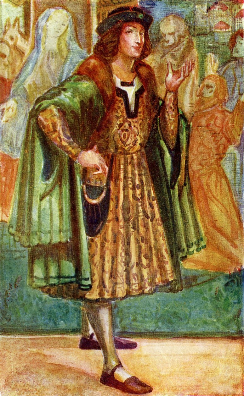 理查三世统治时期的男人服装（1483-1485） 作者 迪翁·克莱顿·卡尔斯洛普