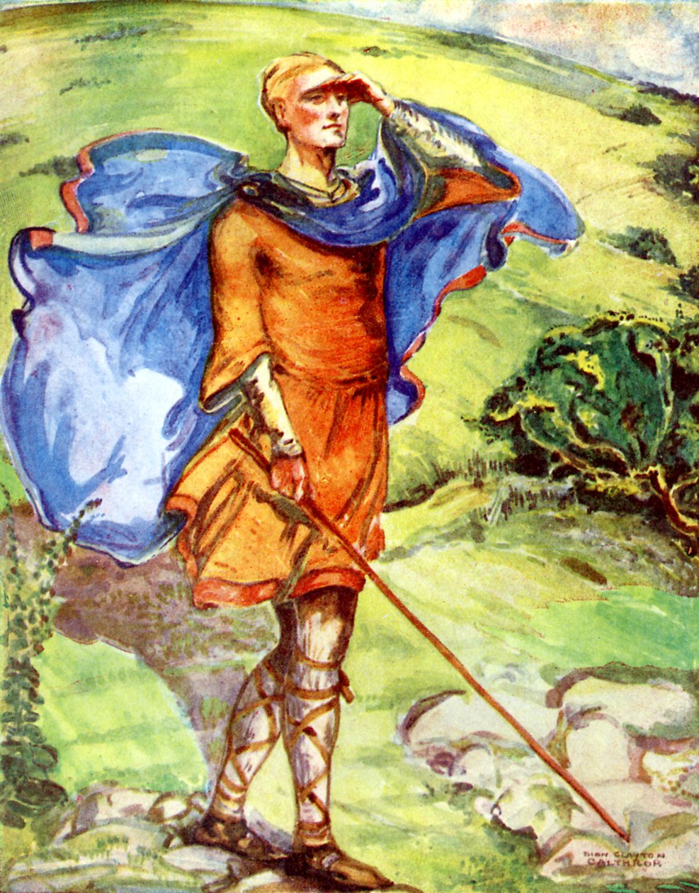 威廉一世统治时期的男人服装（1066-1087） 作者 迪翁·克莱顿·卡尔斯洛普