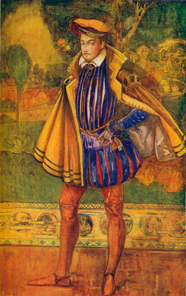 伊丽莎白时代的男人，1907年 作者 迪翁·克莱顿·卡尔斯洛普