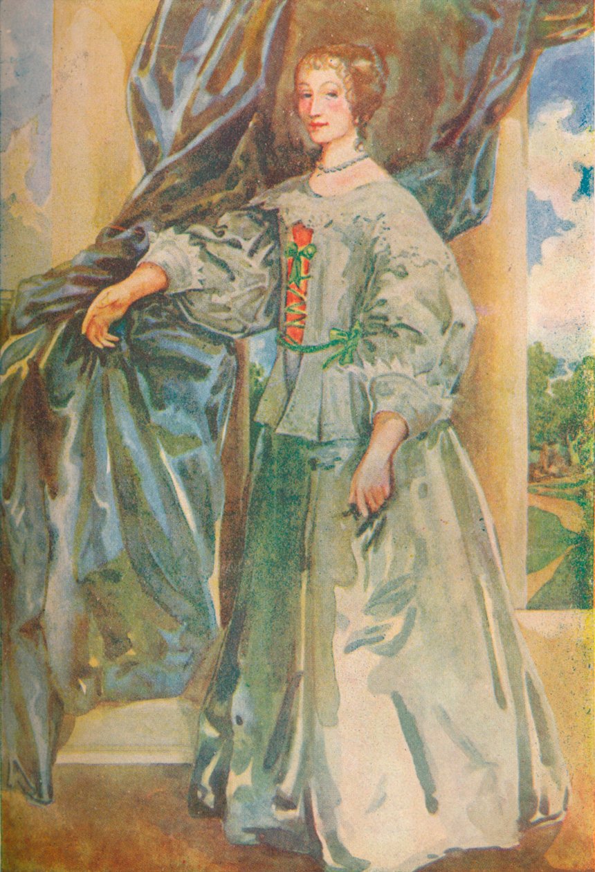查理一世时代的女人，1907年 作者 迪翁·克莱顿·卡尔斯洛普