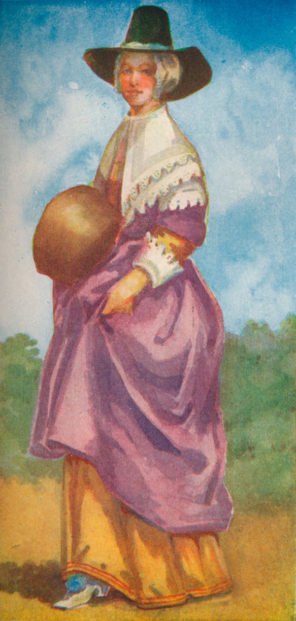 克伦威尔斯时代的女人，1907年 作者 迪翁·克莱顿·卡尔斯洛普