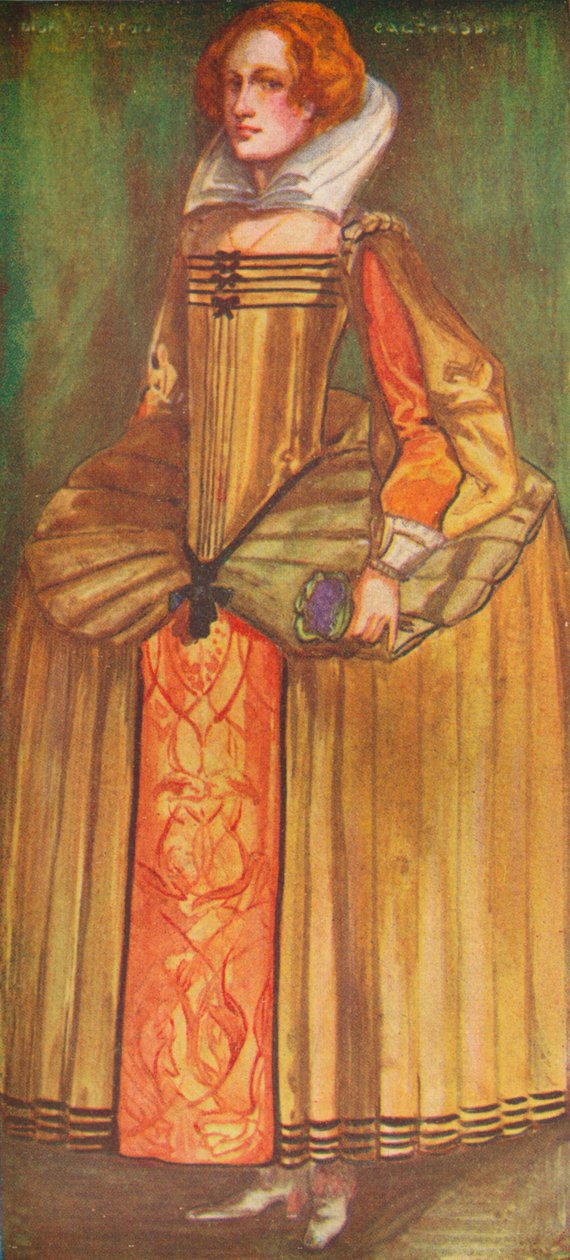 伊丽莎白时代的女人，1907年 作者 迪翁·克莱顿·卡尔斯洛普