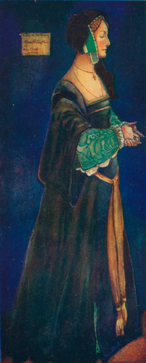 1907年，亨利八世时代的女人。 作者 迪翁·克莱顿·卡尔斯洛普