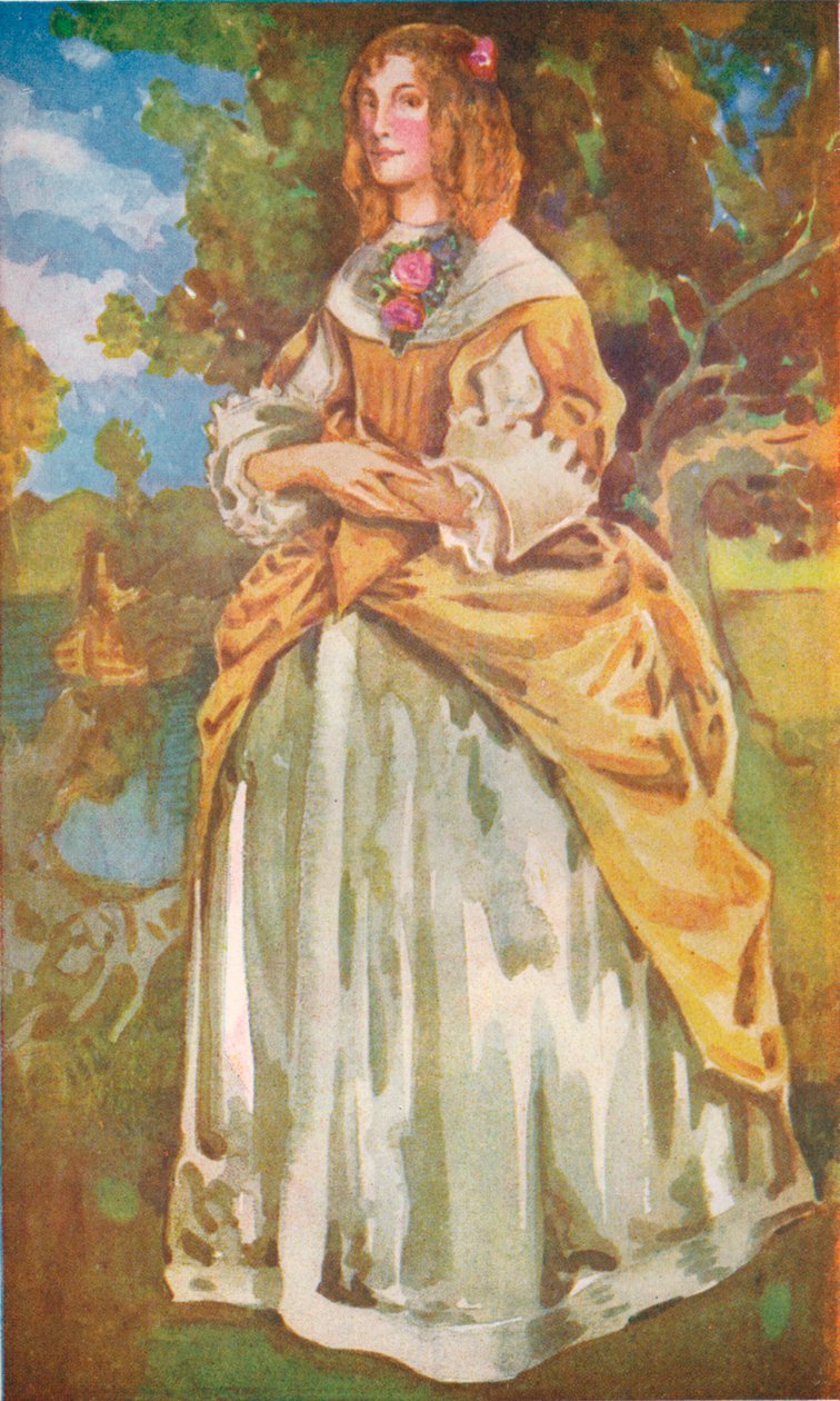 詹姆斯二世时代的女人，1907年。 作者 迪翁·克莱顿·卡尔斯洛普