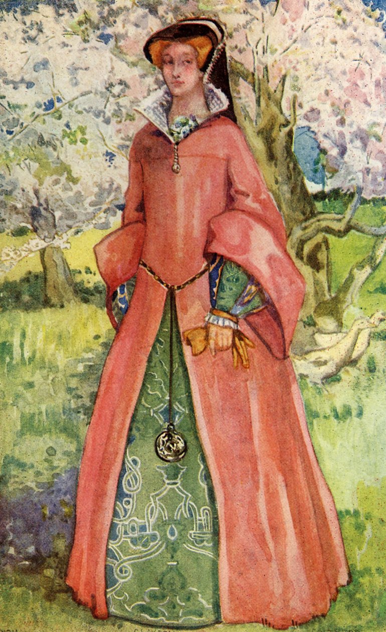 玛丽一世统治时期的女人服装（1553-1558） 作者 迪翁·克莱顿·卡尔斯洛普