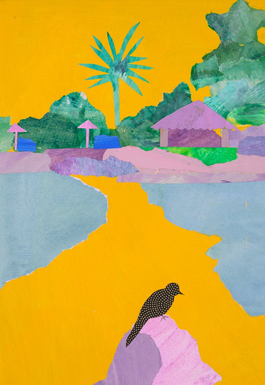 巴西海滩（拼贴画） 作者 