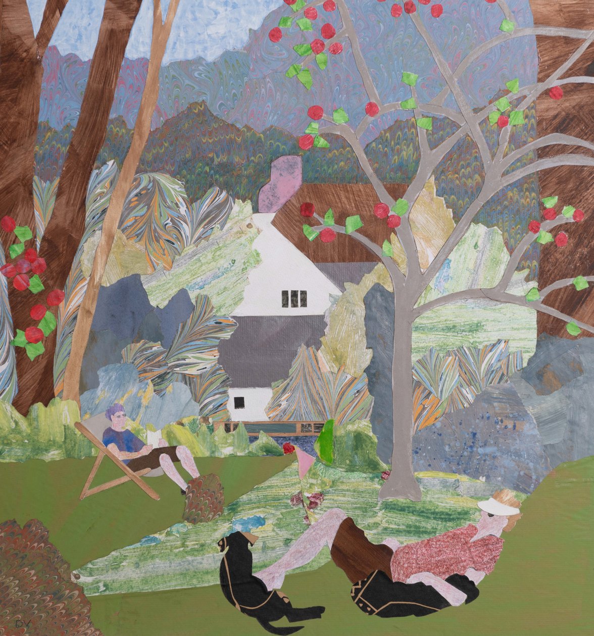 九月度假（拼贴画） 作者 