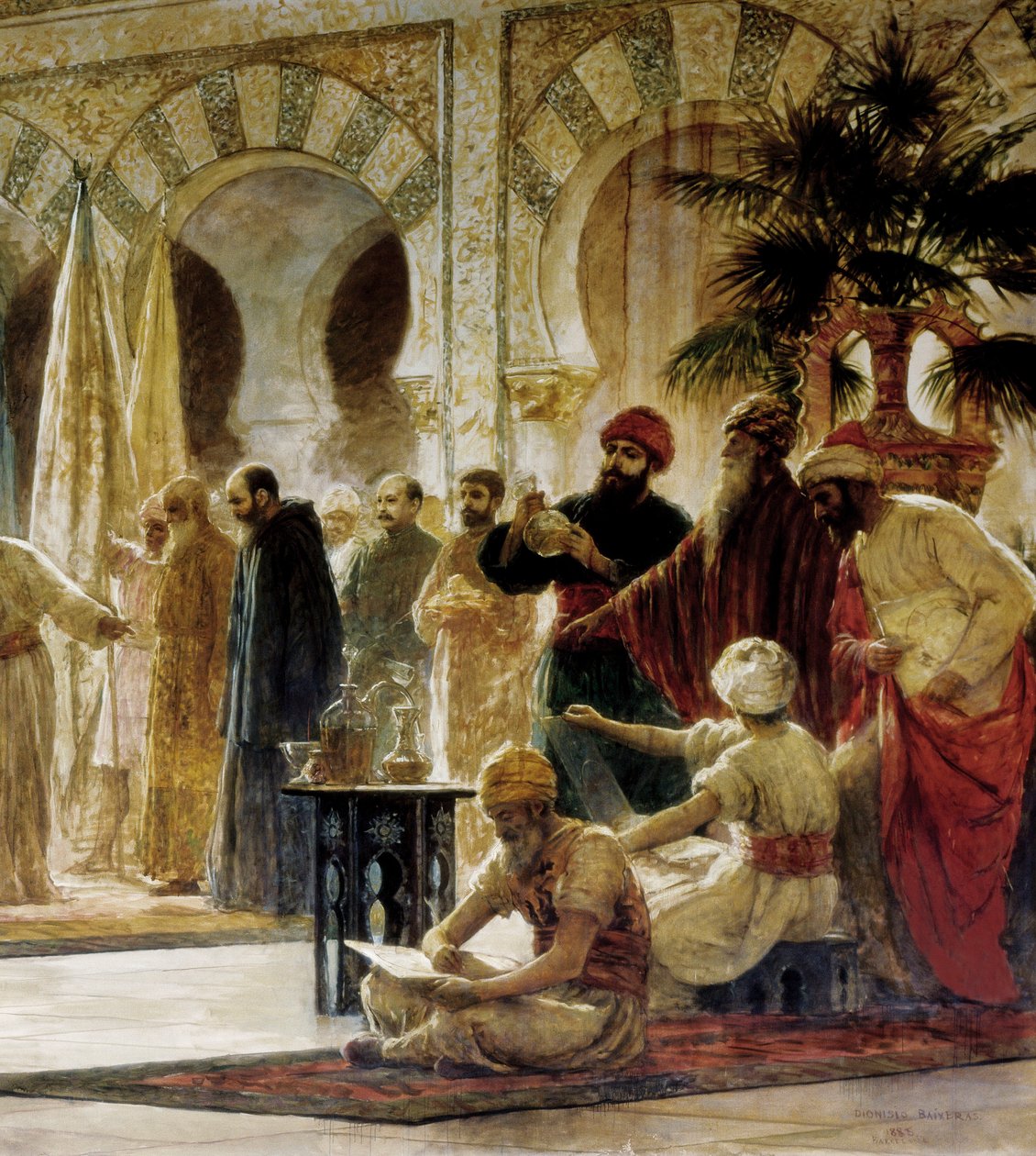 Abd Al-Rahman III, detail of a painting by Dionis Baixeras i Verdaguer 作者 迪奥尼西奥·贝夏拉斯·维达格