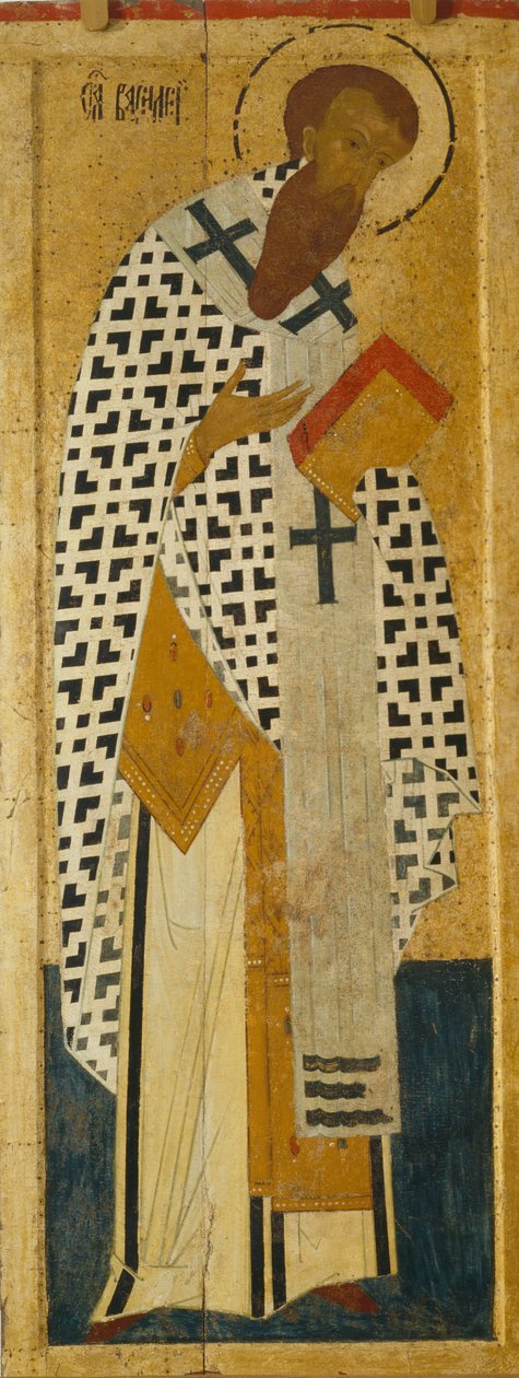 圣罗勒（The Basil），来自Deesis山脉，c。 1502-1503 作者 狄俄尼修斯