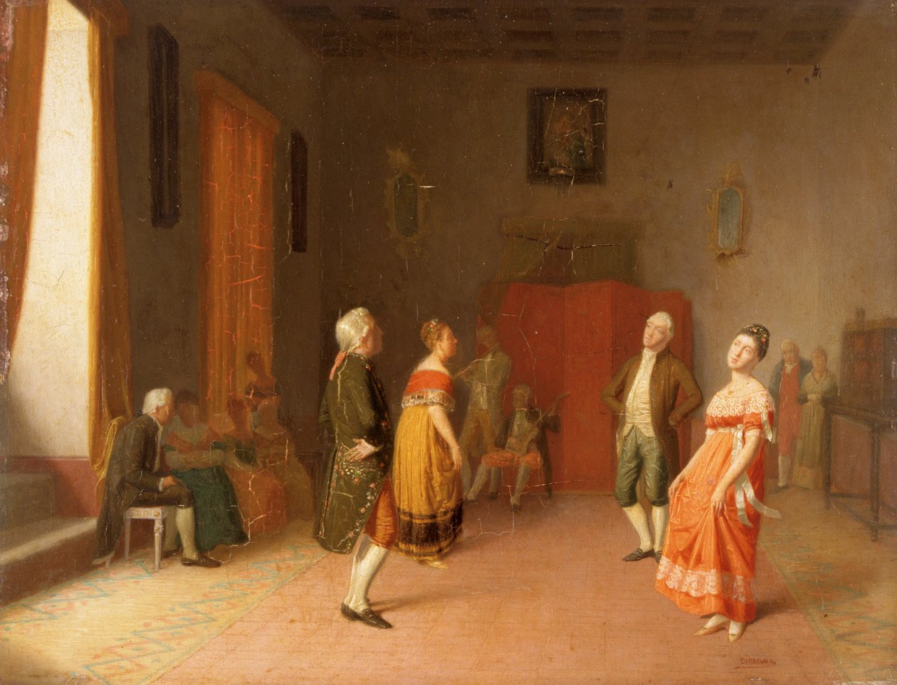 舞蹈》，约1871年 作者 Dioscoro Teofilo de la Puebla y Tolin