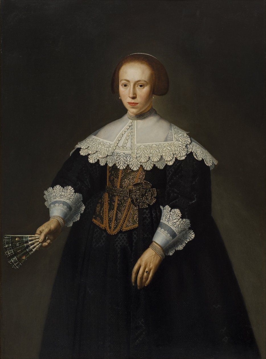 一位女士的画像 作者 迪克·桑特沃特（Dirck Santvoort）
