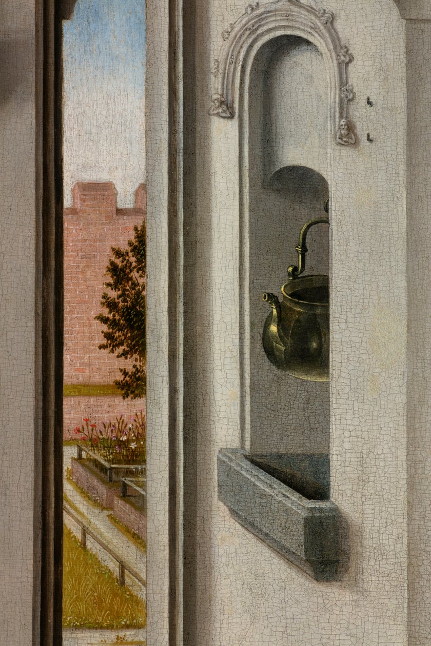 教区教堂（圣彼得教区教堂）。画作。最后的晚餐。德克-布茨。1464-1468.细节。中央面板。 作者 迪克·布特斯