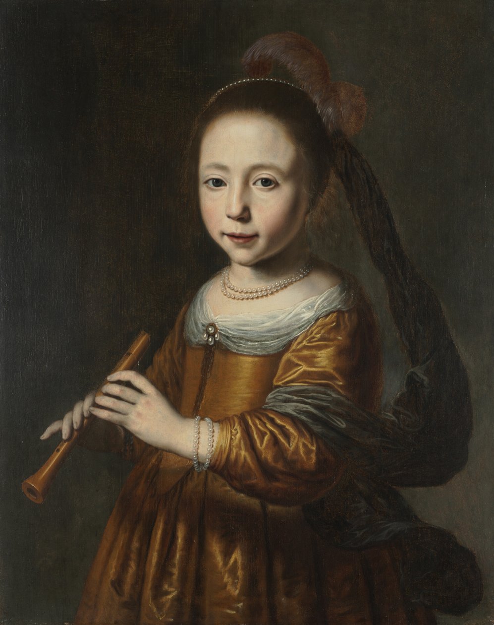 伊丽莎白-斯皮格尔的画像，1639年。 作者 德克·迪克兹。圣沃特