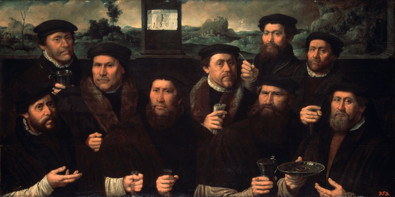 阿姆斯特丹射击公司的集体肖像》，1561年。 作者 迪克·雅各布斯（Dirck Jacobsz）