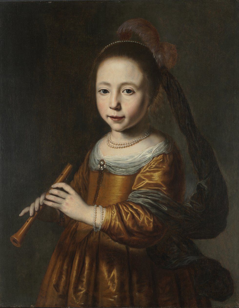 伊丽莎白·斯皮格尔的肖像，1639年 作者 迪克·桑特沃特（Dirck Santvoort）