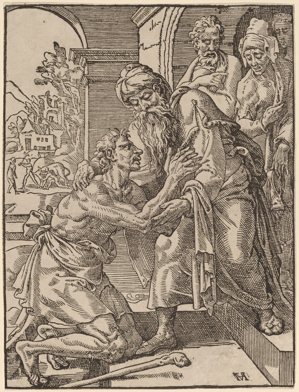 浪子的回归 作者 Dirck Volckertz Coornhert 在 Maerten van Heemskerck 之后