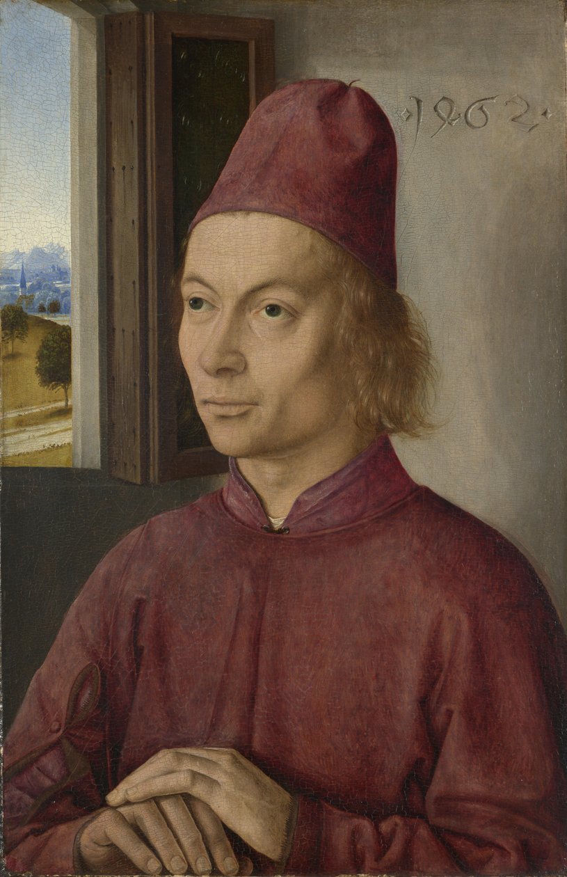 曼·扬·范·温克勒（Jan van Winckele）的肖像，1462年 作者 德克布茨