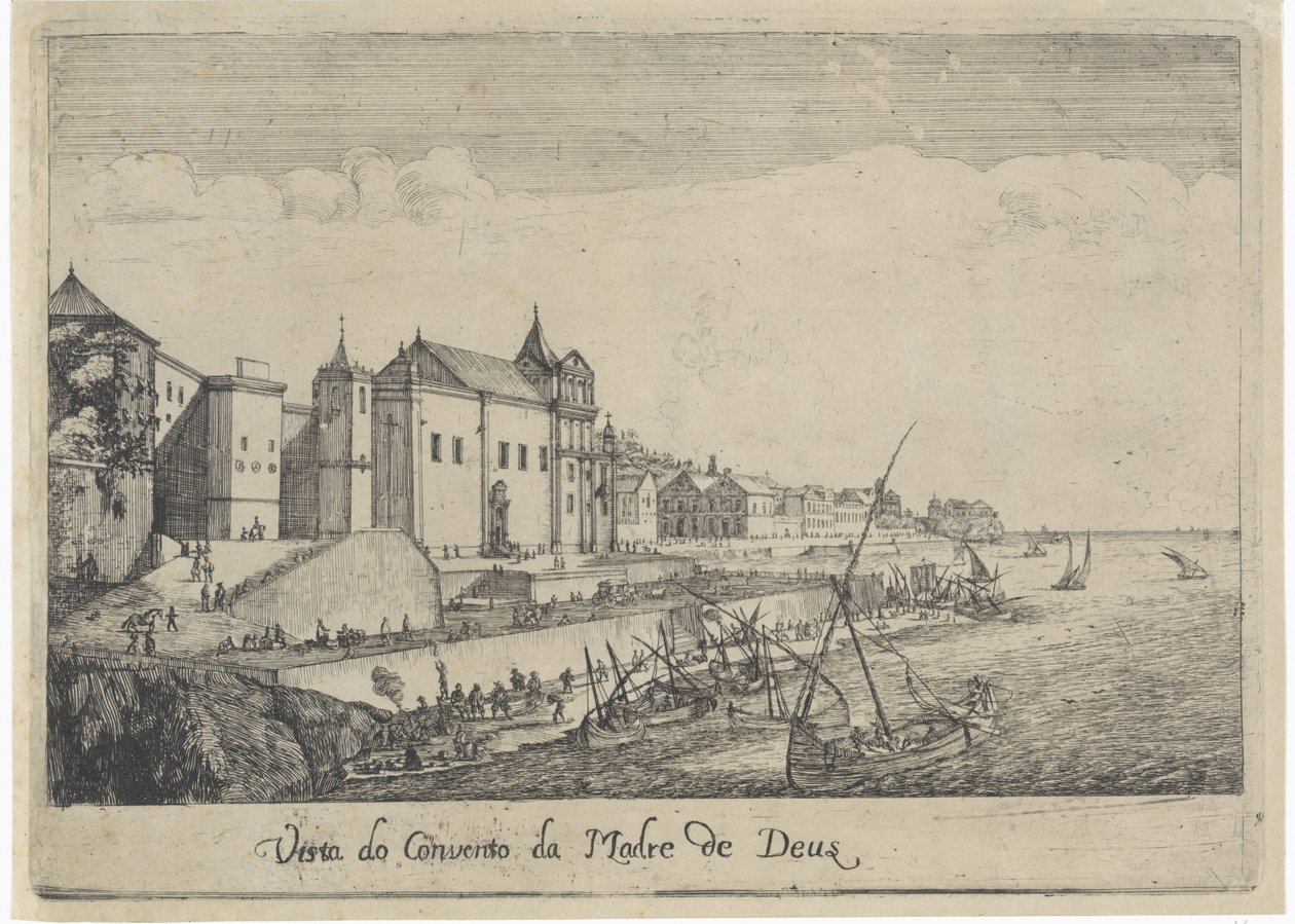 里斯本圣母修道院景观 Vista do Convento da Madre de Deus（物体上的标题） 里斯本风光（系列标题） 作者 德克·斯托普