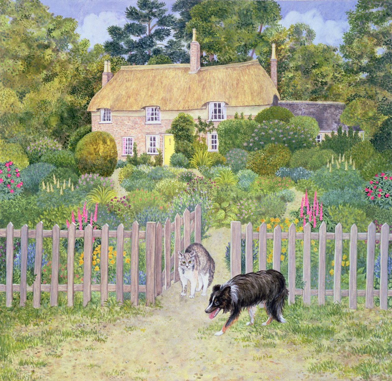 来自Madding Crowd的Bathshebas cat，作者：Thomas Hardy，（第4章） 作者 迪兹