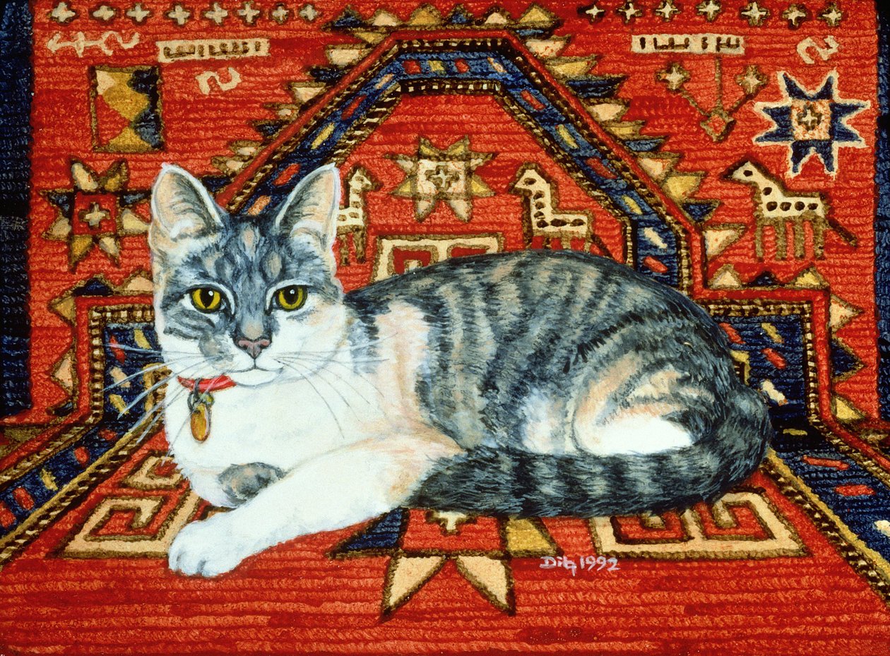 First Carpet-Cat-Patch，1992 作者 迪兹