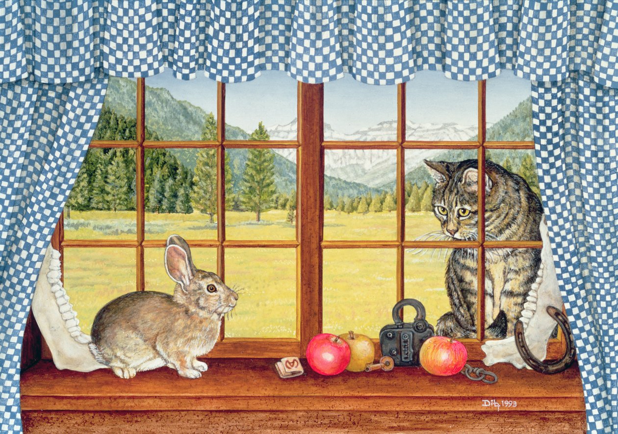 Rimrock Cottontail，1993 作者 迪兹