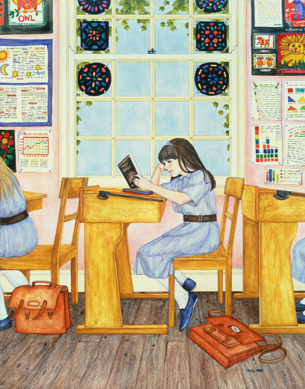 学校，1986年 作者 迪兹
