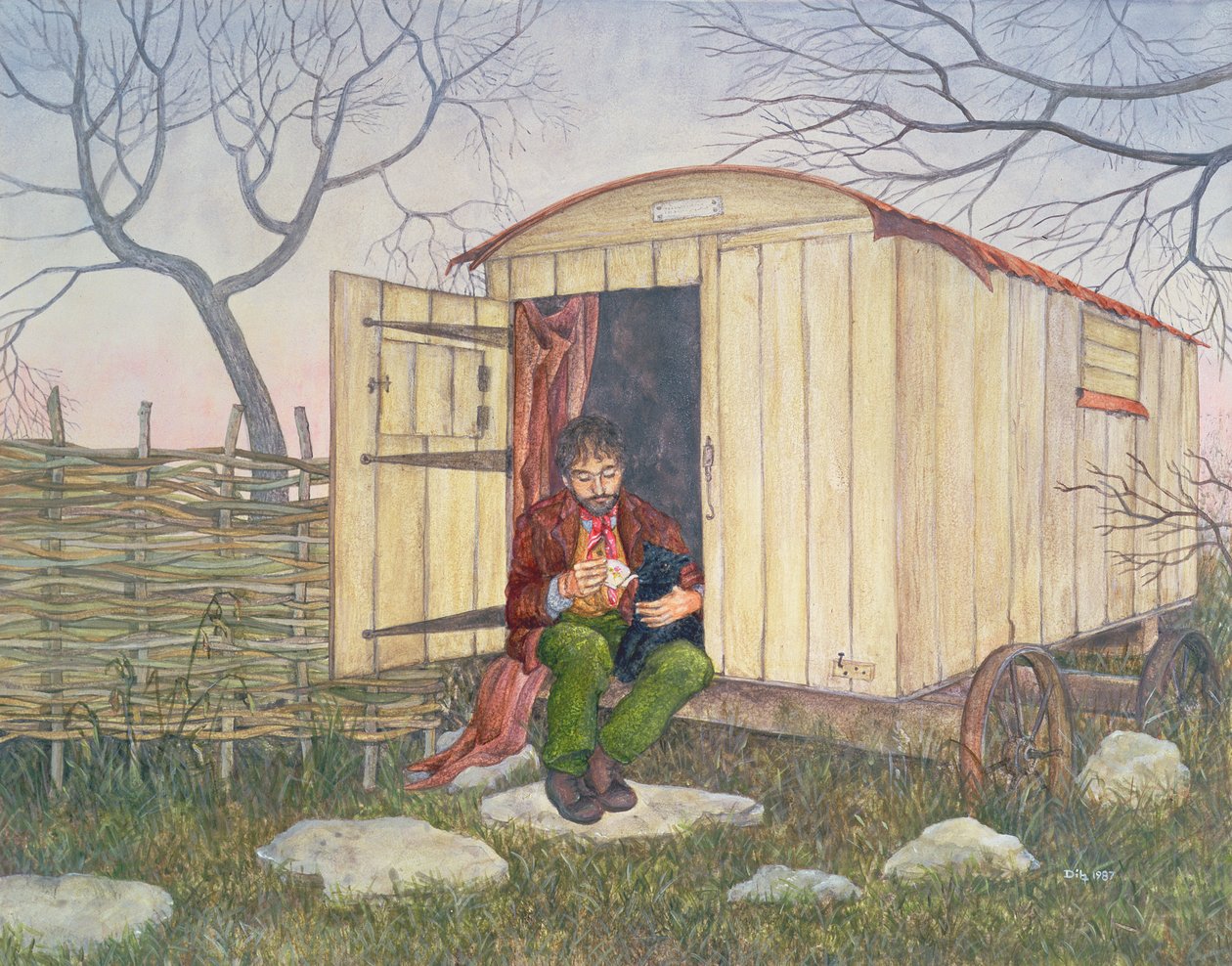 来自Madding Crowd的Shepherds Hut，由Thomas Hardy创作 作者 迪兹