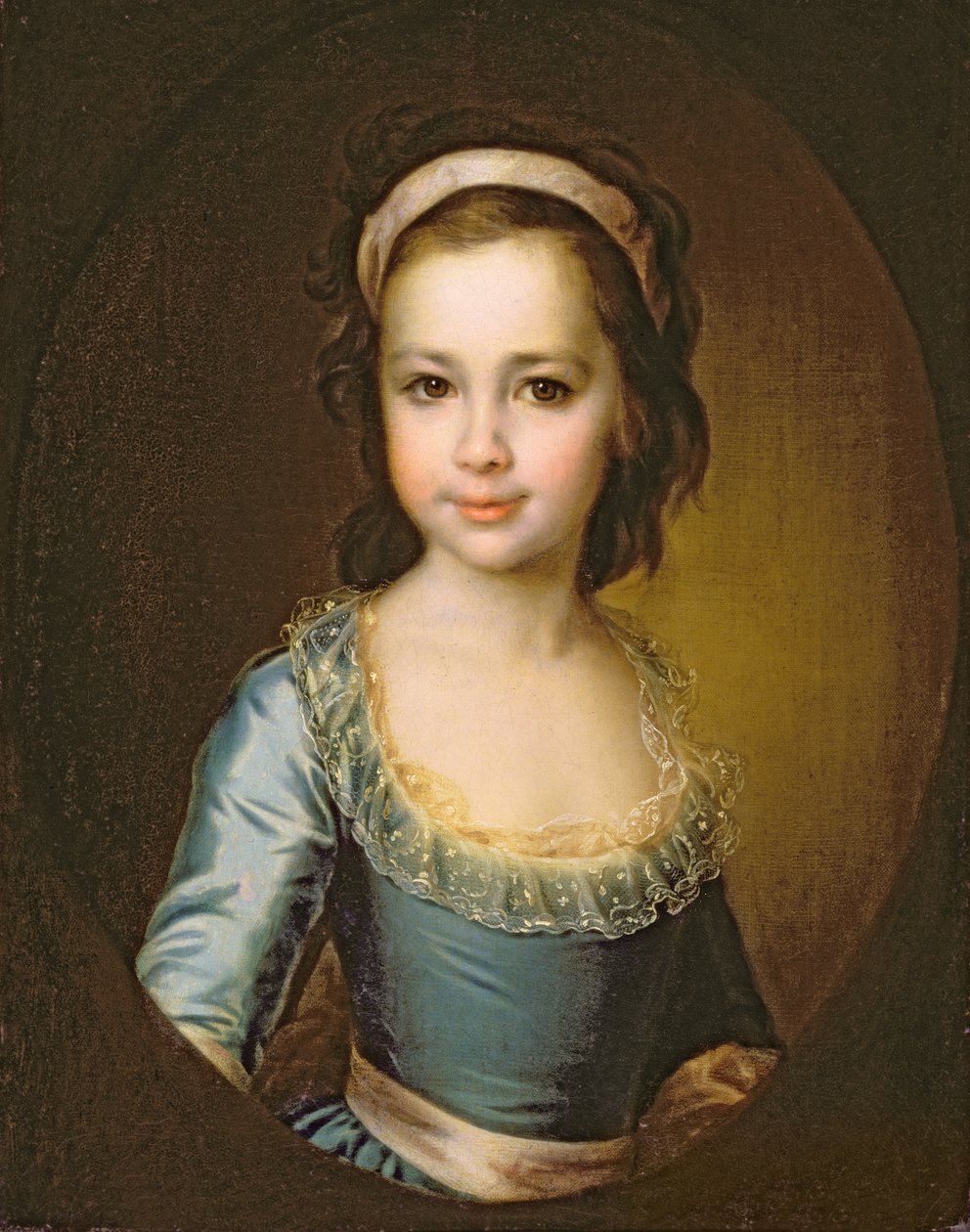 伯爵夫人Anna Artemyevna Vorontsova（1777-1836）1780年代的肖像 作者 德米特里·格里戈里耶维奇·列维茨基