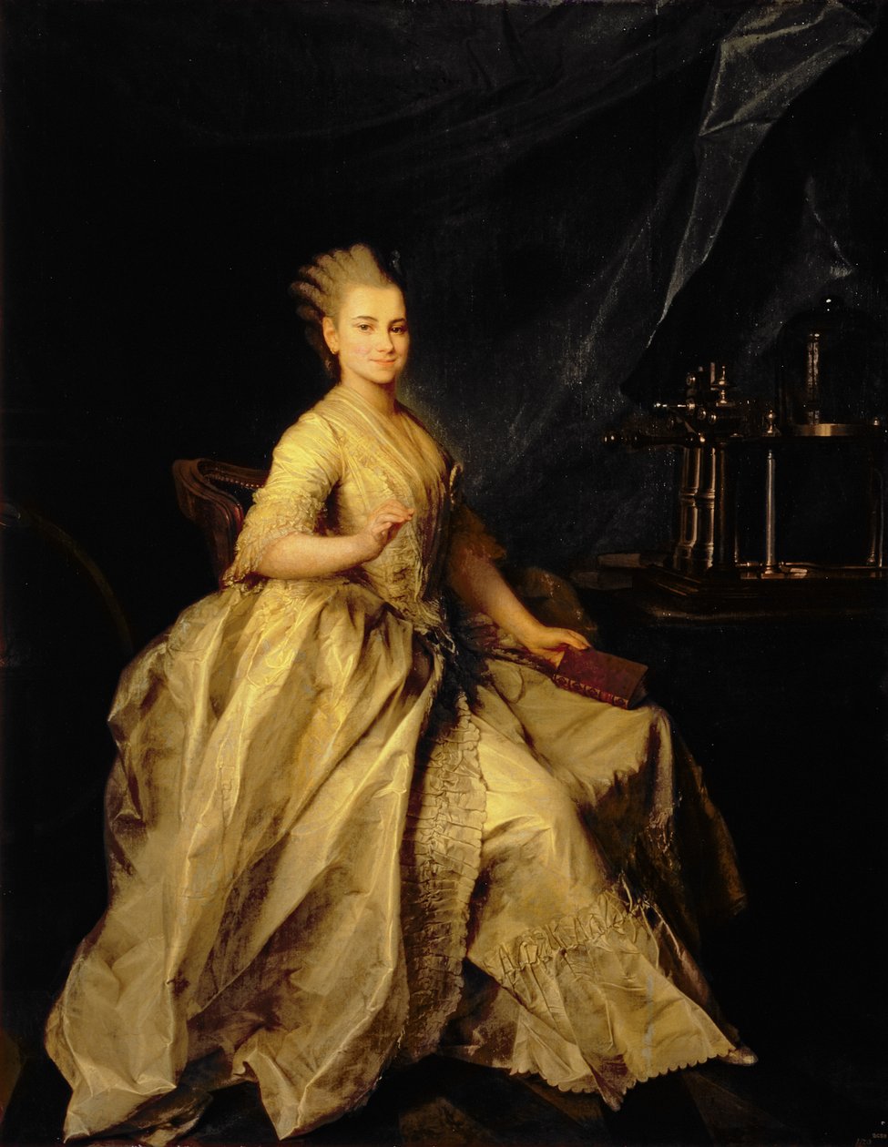 Ekaterina Molchanova（1758-1809）1776的肖像 作者 德米特里·格里戈里耶维奇·列维茨基
