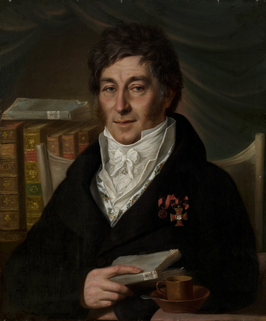 亚历山大·斯塔基耶夫（Alexander Stakhiev）肖像1724-1796，1818年 作者 德米特里·格里戈里耶维奇·列维茨基