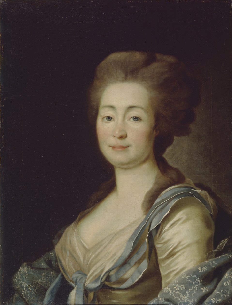 安娜·多萝西娅·路易丝·施密特（Anna Dorothea Louise Schmidt）的肖像，内斯·巴洛尼斯·克洛森（céné） 1785 作者 德米特里·格里戈里耶维奇·列维茨基