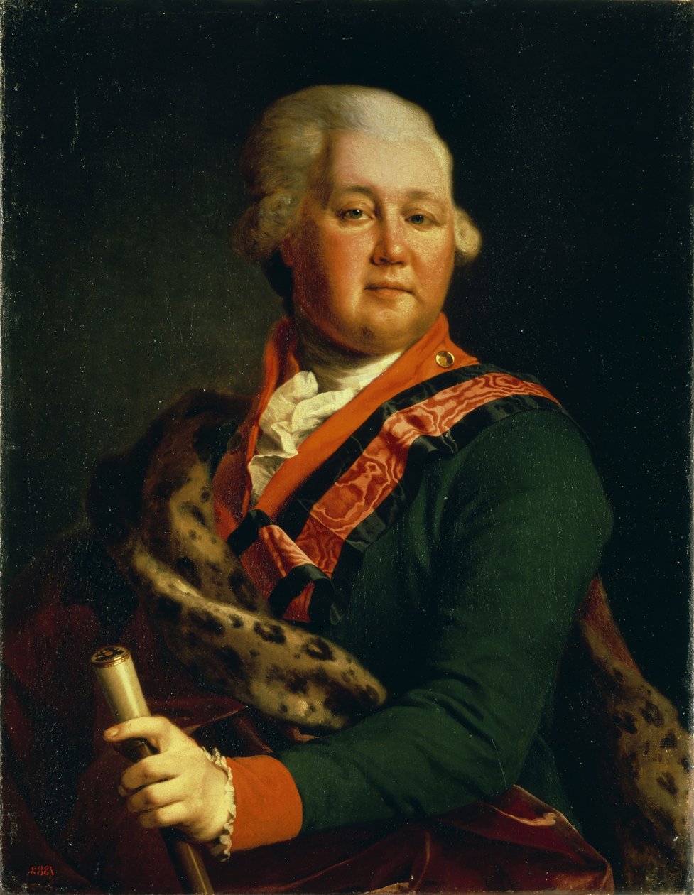 Valentin Platonovich Ivanovich Musin-Pushkin伯爵肖像（1735-1804），1780年代末 作者 德米特里·格里戈里耶维奇·列维茨基