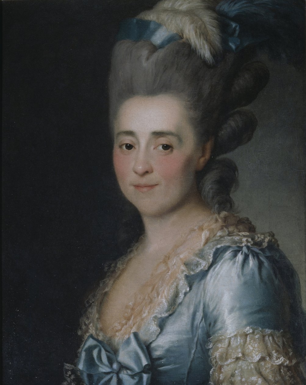 Natalia Ivanovna Melgunova的肖像，1779年 作者 德米特里·格里戈里耶维奇·列维茨基
