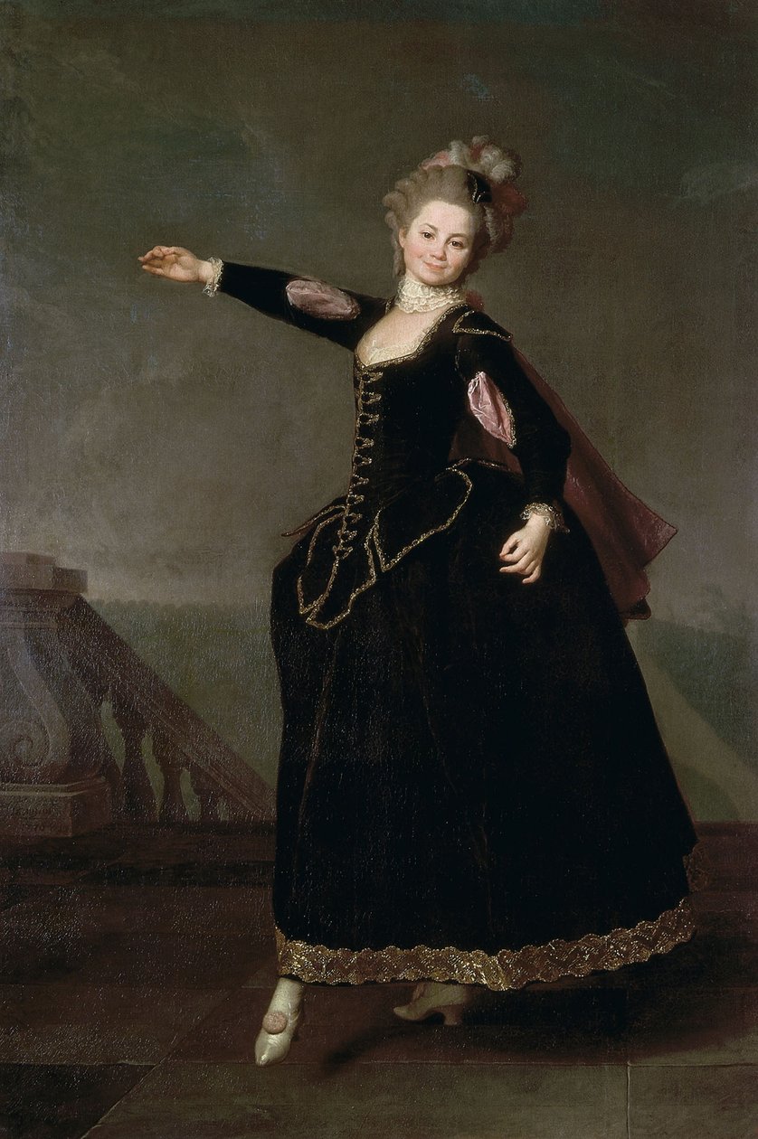 Natalia Semenovna Borshcheva的肖像1758-1843年，1776年 作者 德米特里·格里戈里耶维奇·列维茨基
