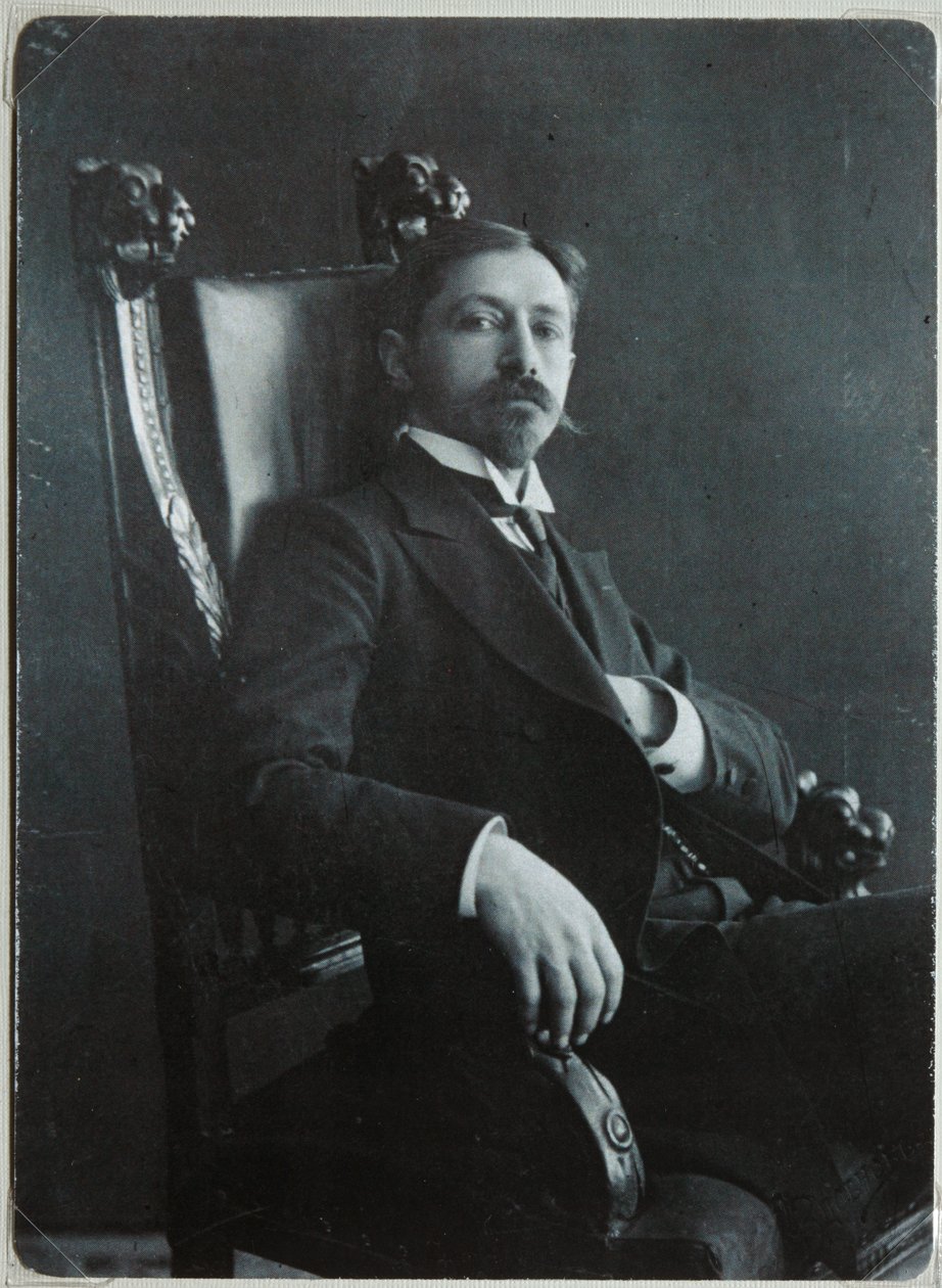 作者肖像伊凡·布宁（Ivan A.Bunin）1870-1953年，1909年 作者 德米特里·斯皮里多诺维奇·兹多布诺夫