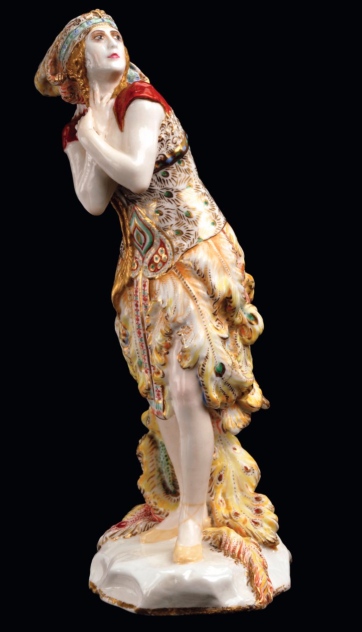 塔拉·卡萨维娜（Tamara Karsavina）在I. Stravinsky创作的芭蕾舞剧《火鸟》中（L&39;Oiseau de feu） 作者 德米特里·伊西索维奇·伊万诺夫（Dmitry Iosifovich Ivanov）