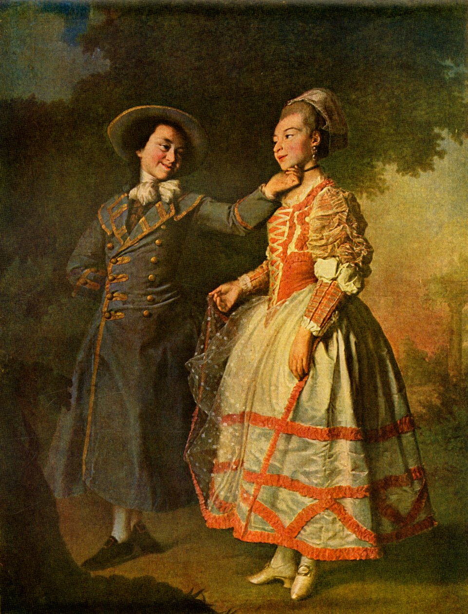 霍万斯卡亚（Khovanskaya）和赫鲁晓娃（Khrushcheva），1773年，1939年。 作者 德米特里·格里戈里耶维奇·列维茨基
