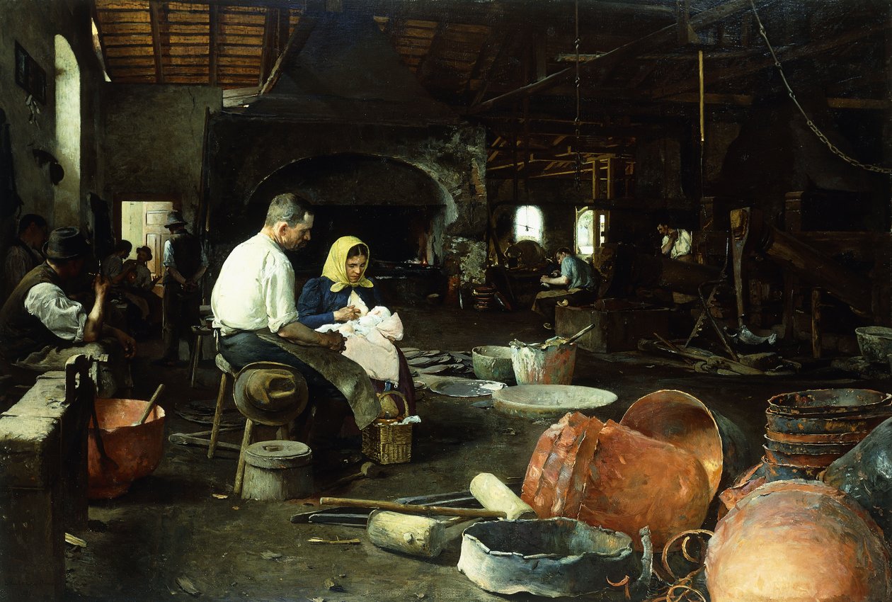 铸造厂，1899年 作者 圆顶或多米尼克·斯库茨基